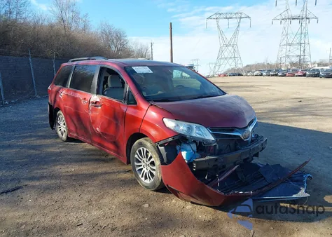 2019 Toyota Sienna Xle 8 Passenger from USA, damaged, VIN 5TDYZ3DC9KS020830